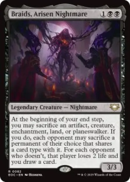 Braids, Arisen Nightmare - Edge of Eternities Commander