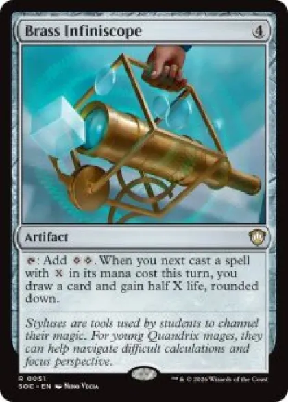 Brass Infiniscope - Secrets of Strixhaven Commander