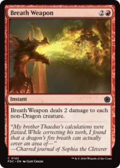 Breath Weapon - Foundations Commander Decks