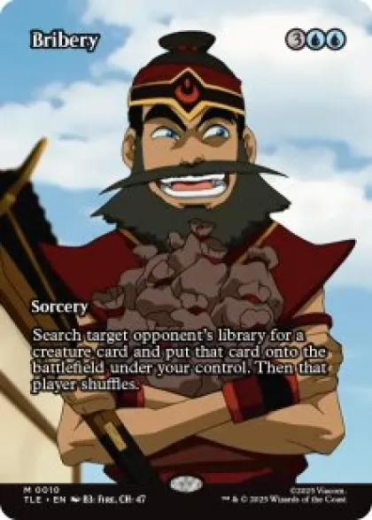 Bribery (foil) (borderless) - Avatar: The Last Airbender Eternal Varianten