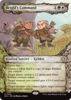 Brigid's Command (foil) (showcase) - Lorwyn Eclipsed Varianten