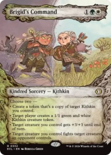 Brigid's Command (foil) (showcase) - Lorwyn Eclipsed Varianten