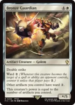 Bronze Guardian (surge foil) - Final Fantasy Commander