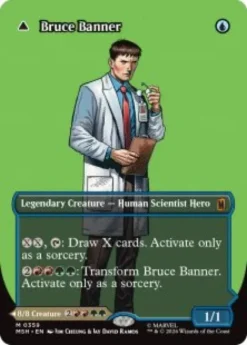 Bruce Banner (#359) (foil) (borderless) - Marvel Super Heroes Varianten