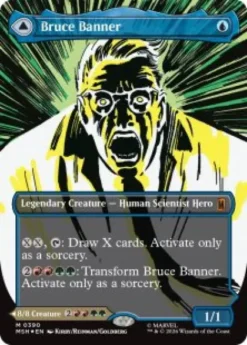 Bruce Banner (#390) (foil) (borderless) - Marvel Super Heroes Varianten