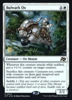Bulwark Ox (foil) - Aetherdrift Prerelease Promo's