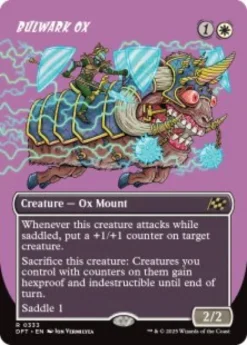 Bulwark Ox (#333) (foil) (borderless) - Aetherdrift Varianten