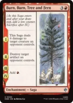 Burn, Burn, Tree and Fern (foil) - The Hobbit