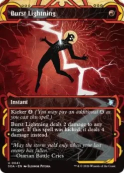 Burst Lightning (#041) (showcase) - Secrets of Strixhaven Mystical Archive