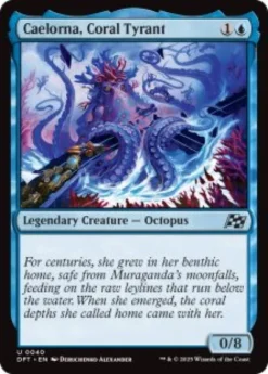 Caelorna, Coral Tyrant (foil) - Aetherdrift