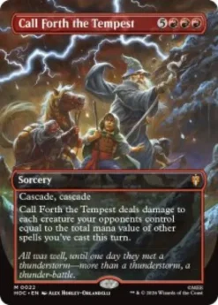 Call Forth the Tempest (#22) (foil) (borderless) - The Hobbit Eternal