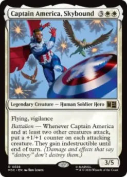 Captain America, Skybound - Marvel Super Heroes Commander