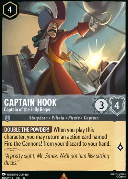 Captain Hook, Captain of the Jolly Roger (foil) - Fabled