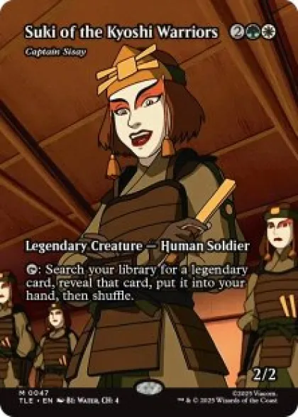 Captain Sisay (borderless) - Avatar: The Last Airbender Eternal Varianten