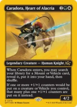 Caradora, Heart of Alacria (#476) (first-place foil) - Aetherdrift First-Place Box Toppers