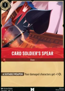 Card Soldier's Spear - Azurite Sea