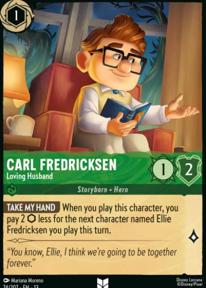 Carl Fredricksen, Loving Husband - Attack of the Vine