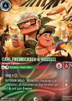Carl Fredricksen & Russell, Intrepid Explorers (foil) (borderless) - Attack of the Vine!