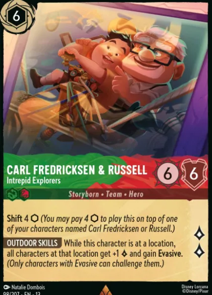 Carl Fredricksen & Russell, Intrepid Explorers (foil) - Attack of the Vine