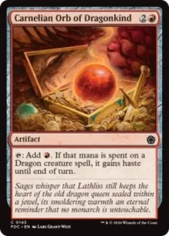 Carnelian Orb of Dragonkind - Foundations Commander Decks