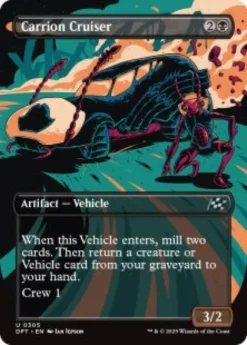 Carrion Cruiser (foil) (borderless) - Aetherdrift Varianten