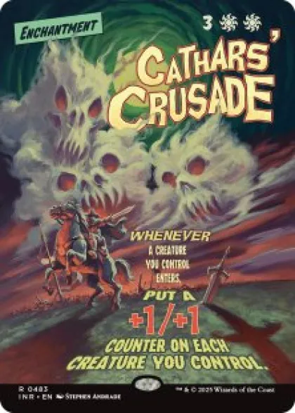 Cathars' Crusade (#483) (foil) (showcase) - Innistrad Remastered Varianten
