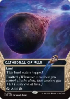 Cathedral of War (#96) (galaxy foil) (borderless) - Edge of Eternities Stellar Sights