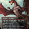 Cavern-Hoard Dragon (#23) (borderless) - The Hobbit Eternal