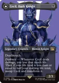 Cecil, Dark Knight (#380) (foil) (borderless) - Final Fantasy Varianten
