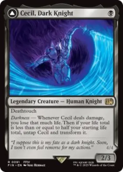 Cecil, Dark Knight (foil) - Final Fantasy