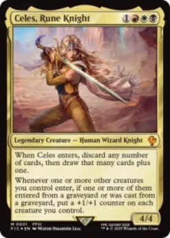 Celes, Rune Knight (#1) (foil) - Final Fantasy Commander