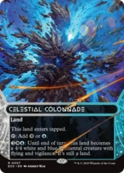 Celestial Colonnade (#07) (foil) (borderless) - Edge of Eternities Stellar Sights