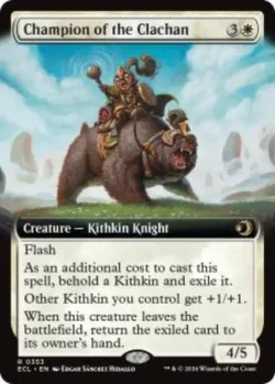 Champion of the Clachan (foil) (extended art) - Lorwyn Eclipsed Varianten
