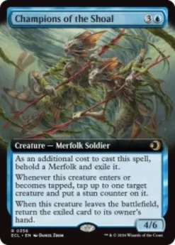 Champions of the Shoal (foil) (extended art) - Lorwyn Eclipsed Varianten