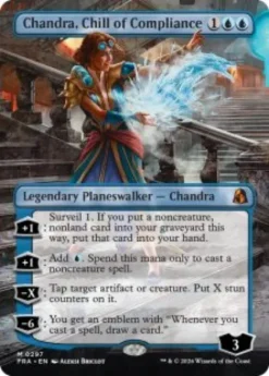 Chandra, Chill of Compliance (foil) (borderless) - Reality Fracture Varianten