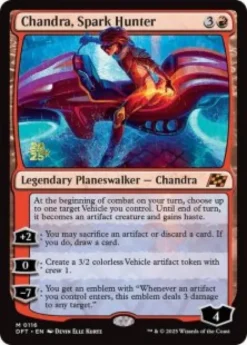 Chandra, Spark Hunter (foil) - Aetherdrift Prerelease Promo's