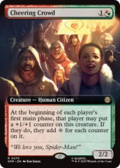 Cheering Crowd (extended art) - Marvel's Spider-Man Varianten