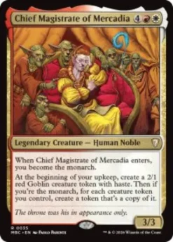 Chief Magistrate of Mercadia - Mystery Booster Commander Edition