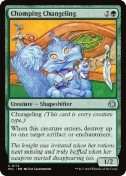 Chomping Changeling (foil) - Lorwyn Eclipsed