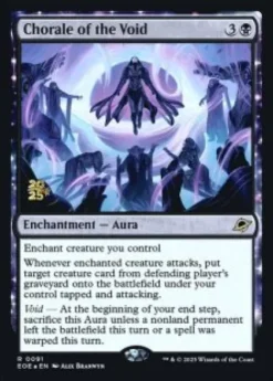 Chorale of the Void (foil) - Edge of Eternities prerelease Promo's