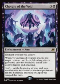 Chorale of the Void (foil) - Edge of Eternities Planeswalker Stamped