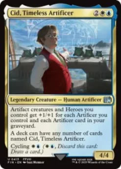 Cid, Timeless Artificer (#413) (foil) - Final Fantasy