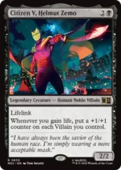Citizen V, Helmut Zemo (foil) - Marvel Super Heroes Commander