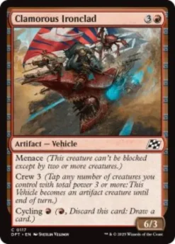 Clamorous Ironclad (foil) - Aetherdrift