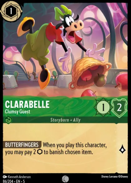 Clarabelle, Clumsy Guest - Shimmering Skies