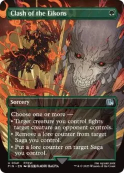 Clash of the Eikons (foil) (borderless) - Final Fantasy Varianten