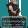 Cloud, Midgar Mercenary (#520) (surge foil) (borderless) - Final Fantasy Varianten