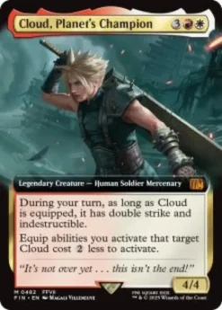 Cloud, Planet's Champion (#482) (foil) (extended art) - Final Fantasy Varianten