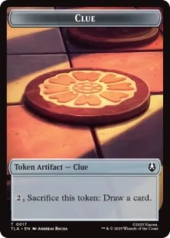Clue token (#17) (foil) - Avatar: The Last Airbender