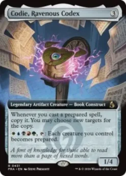 Codie, Ravenous Codex (#431) (foil) (extended art) - Reality Fracture Varianten
